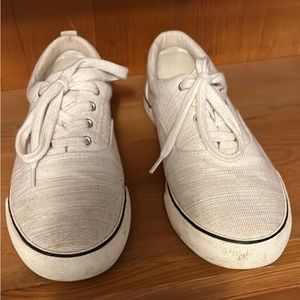 7wide ivory textured (linen look)